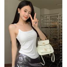 批发吊带背心女小心机时尚气质辣妹修身显瘦<b class='q'>隐形</b><b class='q'>肩带</b>设计感内搭上衣薄