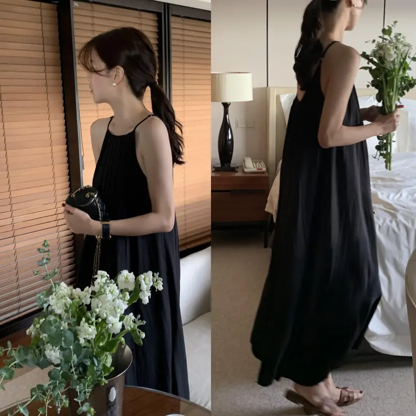 프랑스 스타일 블라우스 원피스 상세 이미지 2