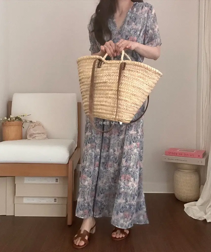 플라워 란스 블라우스 원피스 상세 이미지 13