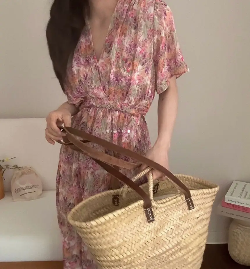 플라워 란스 블라우스 원피스 상세 이미지 32