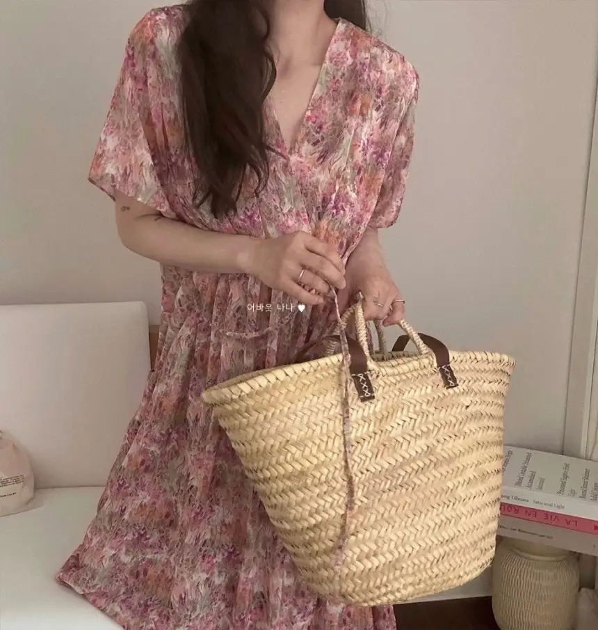 플라워 란스 블라우스 원피스 상세 이미지 34