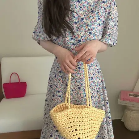 플라워 란스 블라우스 원피스 상세 이미지 36