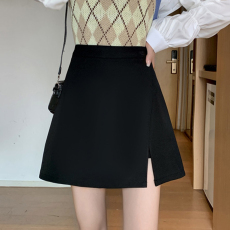 批发2023新款西装面料搭配<b class='q'>丝袜</b>短裙子女