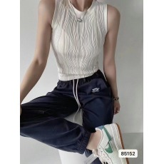 批发实价 2026夏季新款韩版简约优雅端庄圆领纯色百搭<b class='q'>背心</b>