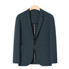 批发轻奢<b class='q'>商务</b>西服男薄款冰丝西装外套男士防晒服单便西上衣P90