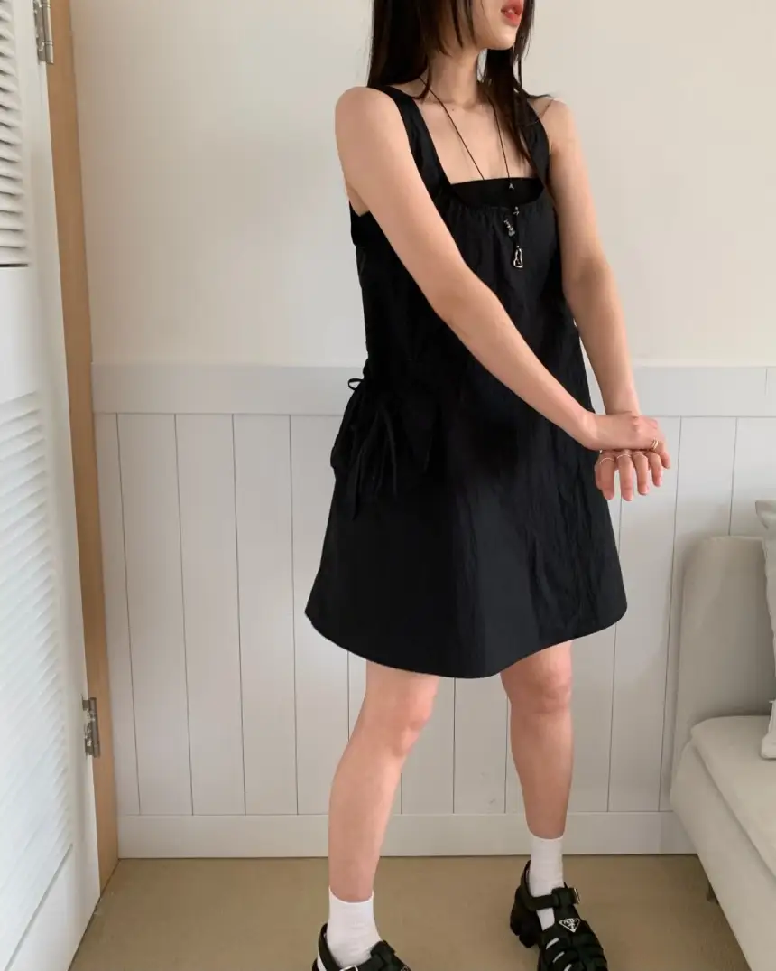 민소매 A라인 원피스 상세 이미지 30