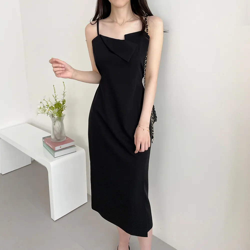 프렌치 스타일 슬리브리스 원피스 상세 이미지 26
