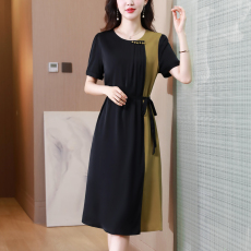 批发实拍连衣裙女<b class='q'>夏</b>2023年新款品牌贵夫人妈妈杭州大牌重磅气质