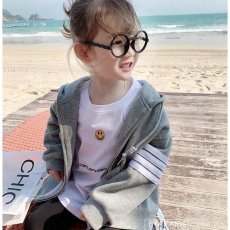 批发儿童外套春<b class='q'>秋</b>新款女童韩版连帽卫衣洋气百搭TB卫衣外穿开衫外套潮