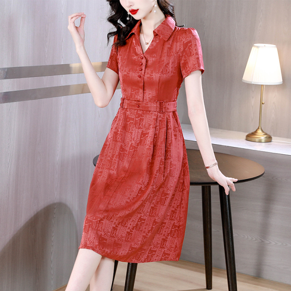 RM11882#连衣裙女2023新款夏季洋气质高端精致奢华正式场合妈妈裙子