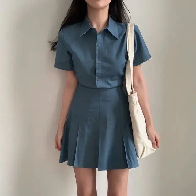 여성용 캐주얼 슬림핏 원피스 상세 이미지 2