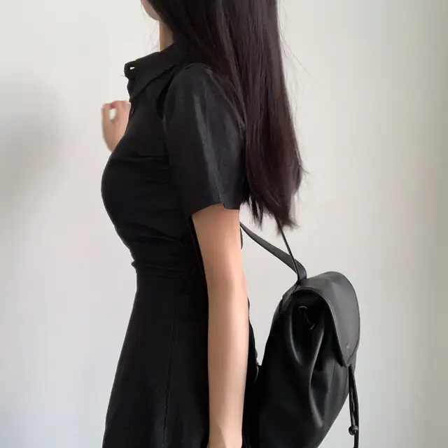 여성용 캐주얼 슬림핏 원피스 상세 이미지 19