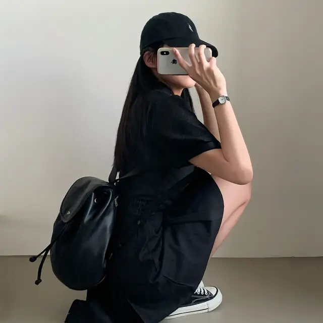여성용 캐주얼 슬림핏 원피스 상세 이미지 23