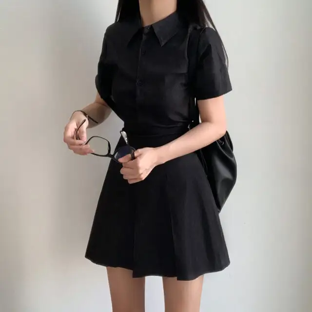 여성용 캐주얼 슬림핏 원피스 상세 이미지 25