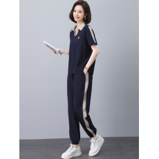 批发运动套装女2026新款小个子穿搭一整套夏装搭配时尚休闲妈妈两件套