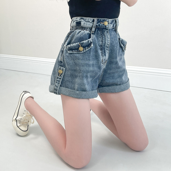 RM18173#新款时尚大码女装个性夏装牛仔裤