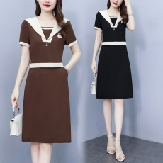 批发已出货 大码女装连衣裙2026夏季新款淑女减龄洋气显瘦裙子