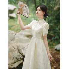 批发6380实拍  新款 国风汉元素复古风  新式改良旗袍 连衣裙 夏