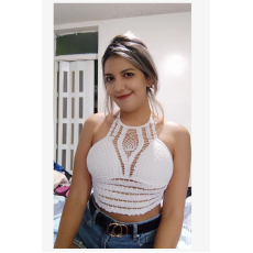 批发<b class='q'>欧美</b>外贸新品亚马逊ebay速卖通钩织镂空绑带露背式百搭上衣