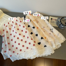 批发实价实拍 <b class='q'>蕾丝</b>拼接印花居家<b class='q'>打底裤</b>外穿短裤安全裤女夏薄款