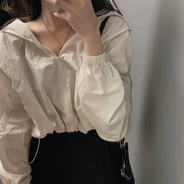 여성용 루즈한 캐주얼 자켓 상세 이미지 7
