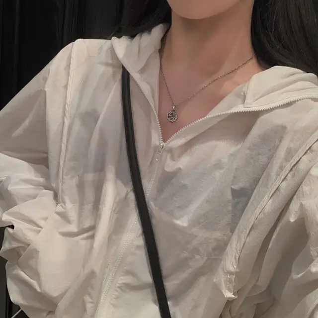 여성용 루즈한 캐주얼 자켓 상세 이미지 8