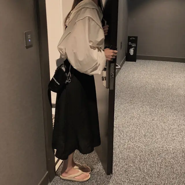 여성용 루즈한 캐주얼 자켓 상세 이미지 12