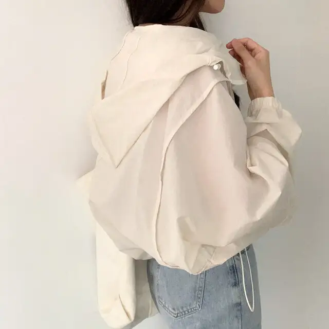 여성용 루즈한 캐주얼 자켓 상세 이미지 21