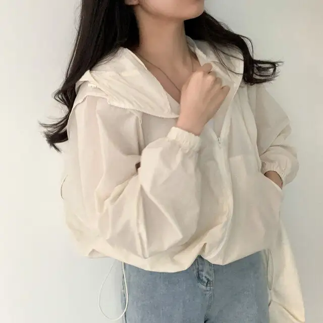 여성용 루즈한 캐주얼 자켓 상세 이미지 22