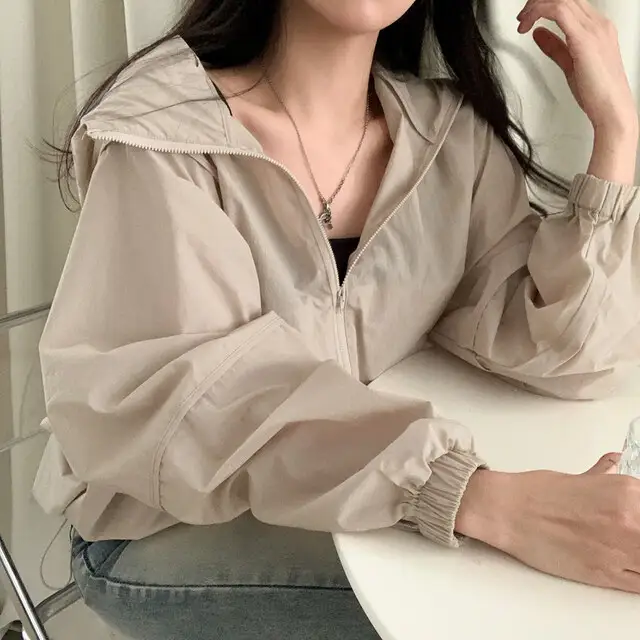 여성용 루즈한 캐주얼 자켓 상세 이미지 31
