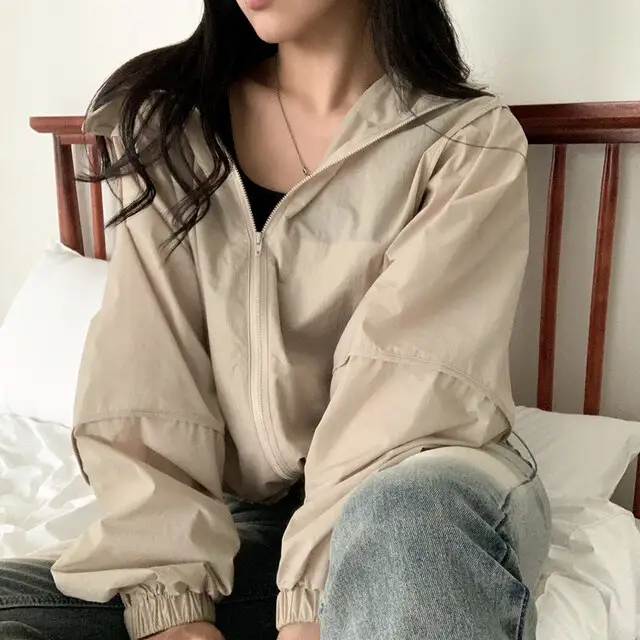 여성용 루즈한 캐주얼 자켓 상세 이미지 33