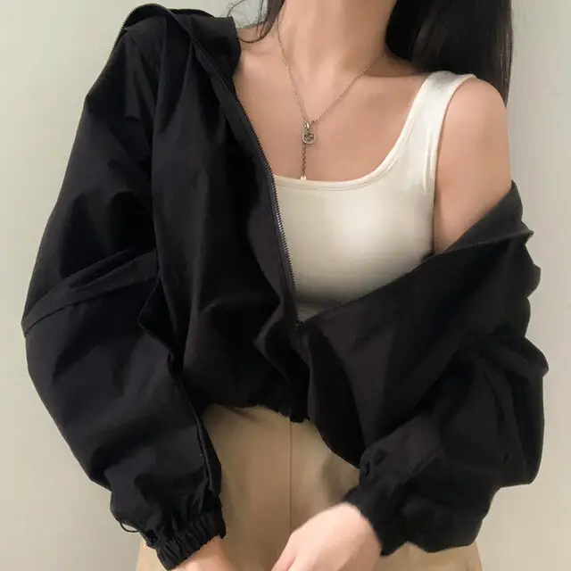 여성용 루즈한 캐주얼 자켓 상세 이미지 38