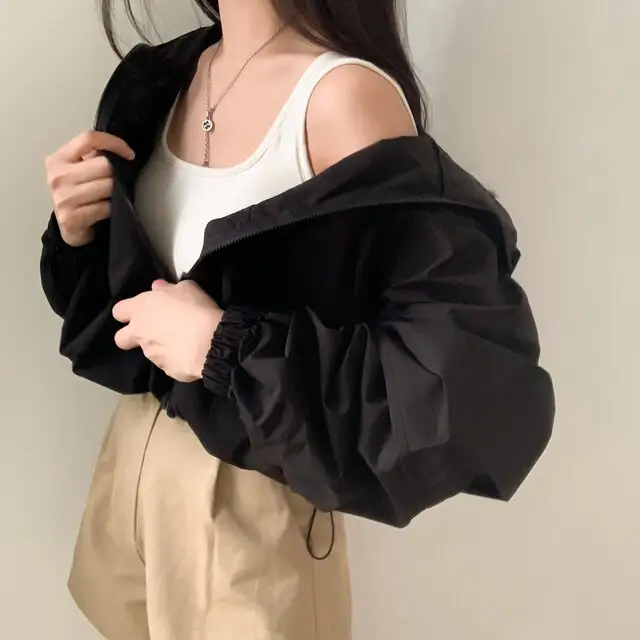 여성용 루즈한 캐주얼 자켓 상세 이미지 39