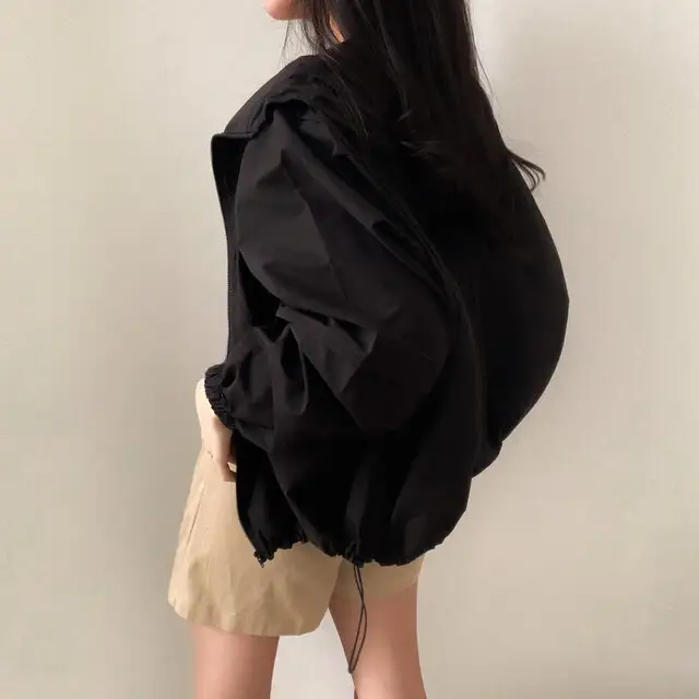 여성용 루즈한 캐주얼 자켓 상세 이미지 42