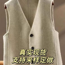 批发清仓货捡漏尾<b class='q'>单</b>剪标女装大品牌<b class='q'>原</b>外贸双面羊毛呢子西马甲背心外套