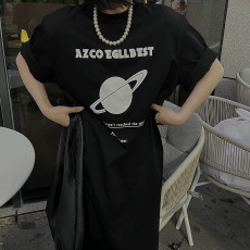 批发仿棉牛奶丝夏季新款休闲时尚宽松大码<b class='q'>孕妇</b><b class='q'>懒人</b>长裙潮妈跨境优选