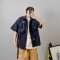 时尚夏季ins潮流修身潮新款男日系青春流行百搭衬衫慵懒长袖原宿轮播图5