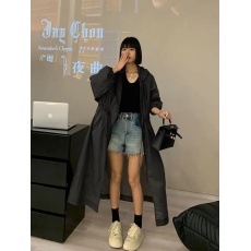 批发欧货春夏新款时尚休闲中长款纯色百搭宽松防晒风ins衣外套女
