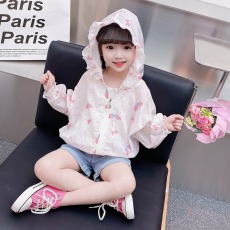 批发女童防晒衣服夏季23新款女宝宝夏款儿童装韩系小童夏装外套薄款