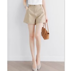 批发阔腿西装短裤女夏季新款百搭小A版型很显瘦高腰通勤休闲裤子