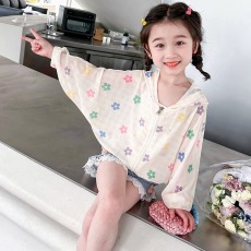 批发女童防晒衣夏季2023新款儿童宝宝冰丝透气夏装薄款防晒服洋气外套