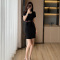 职业装连衣裙珠宝店工作服夏短袖气质时尚显瘦美容院女假两件工装轮播图4