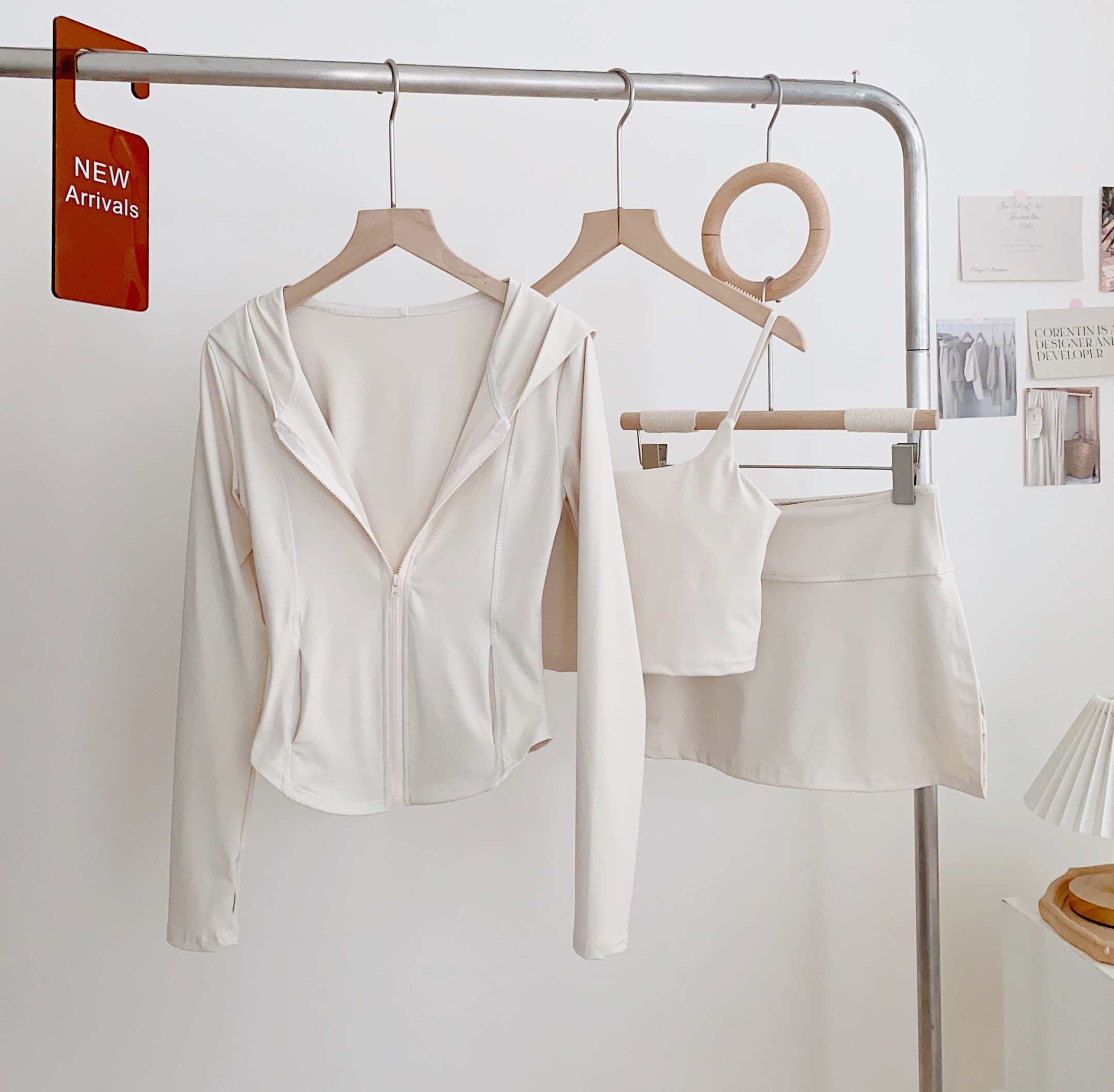 Jachetă de yoga Tang Yuanjia SD, maiou, set cu bretele, stil subțire de vară pentru femei, cardigan cu mânecă lungă, pantaloni cu protecție solară,_voghion.com