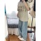 现货S～2XL32支高版本220克爽滑双纱100%棉落肩短袖印花T恤轮播图1