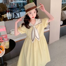 批发原版布料 工艺女童夏装<b class='q'>连衣裙</b>2026新款洋气女孩中大童公主裙