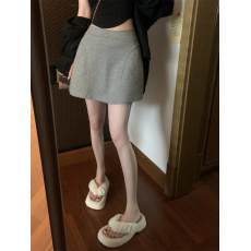 批发夏季新款宽松休闲显瘦A字百搭短裙女