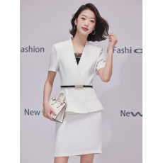 批发2023春夏季百搭<b class='q'>新款</b>时尚休闲气质女士小个子西装OL通勤套裙套裤