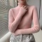 秋冬新款设计感小众内搭高领羊绒软糯毛衣针织打底衫女高级感上衣轮播图5