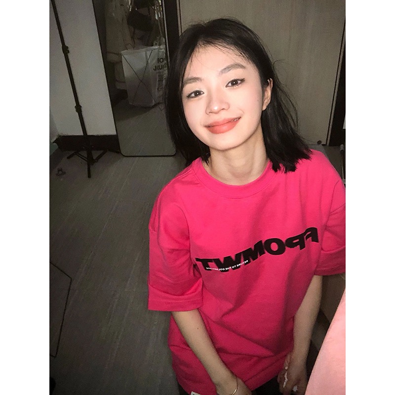 2024春夏新款重磅/精梳純棉 後包領 有縫邊 S-XXXL 夏裝短袖T恤女