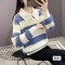 实价 杨泡泡同款秋冬娃娃领女秋冬设计感小众宽松针织打底衫上衣轮播图4